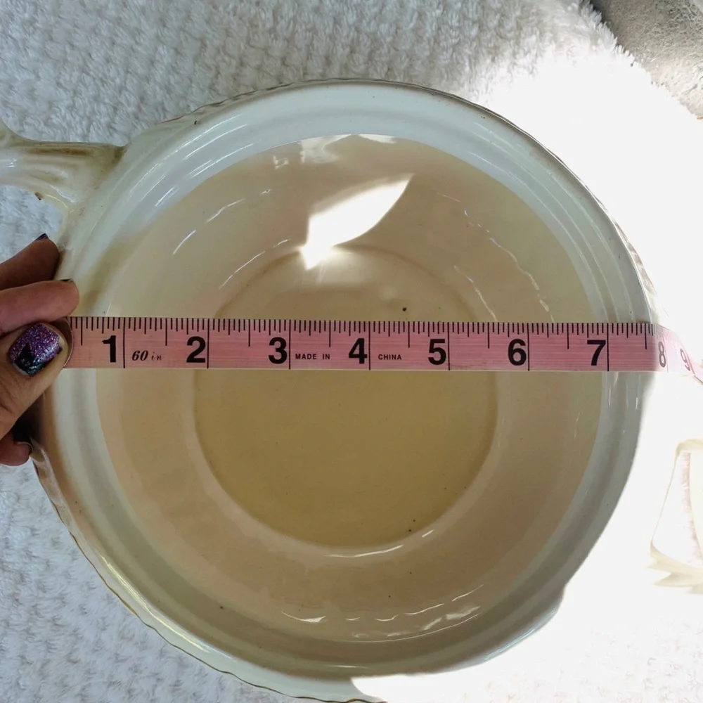 Vintage 1940s soup tureen serving dish with lid - Picture 10 of 12